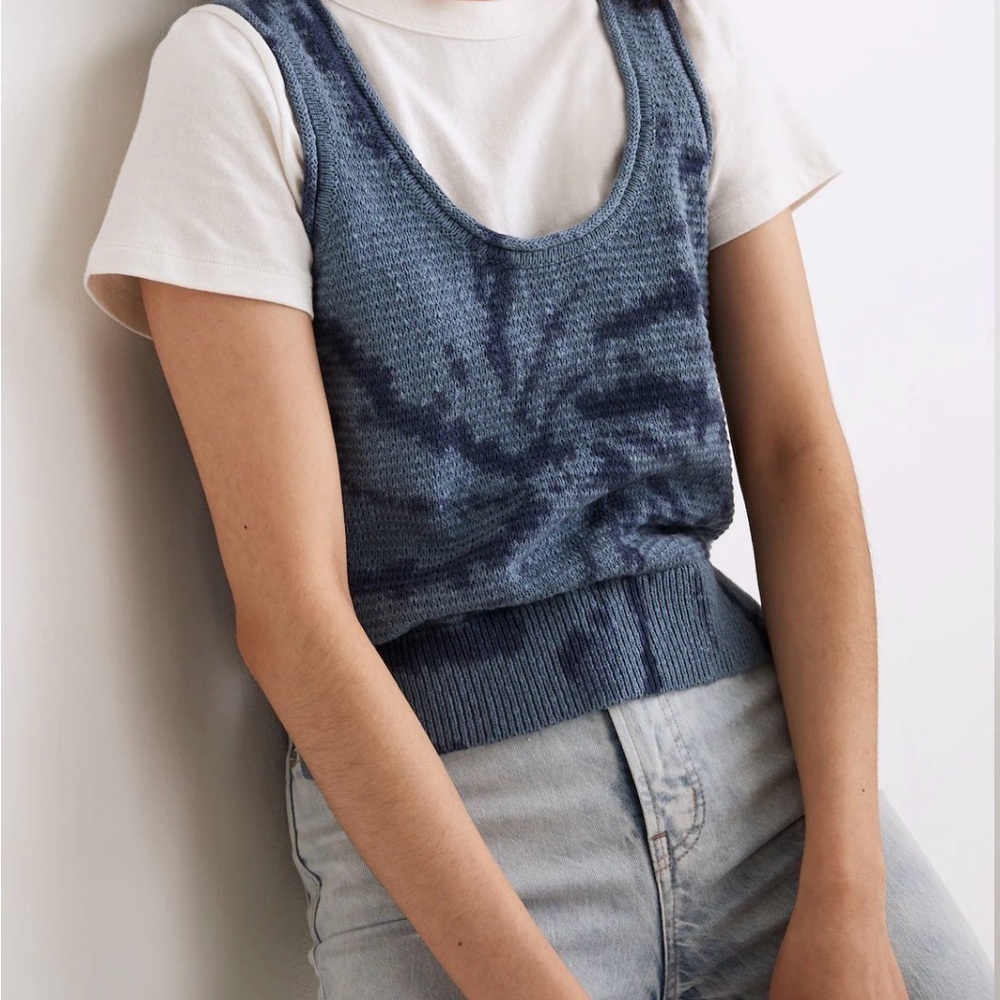 Madewell Tie-Dye Fairview Sweater Tank, Size XS